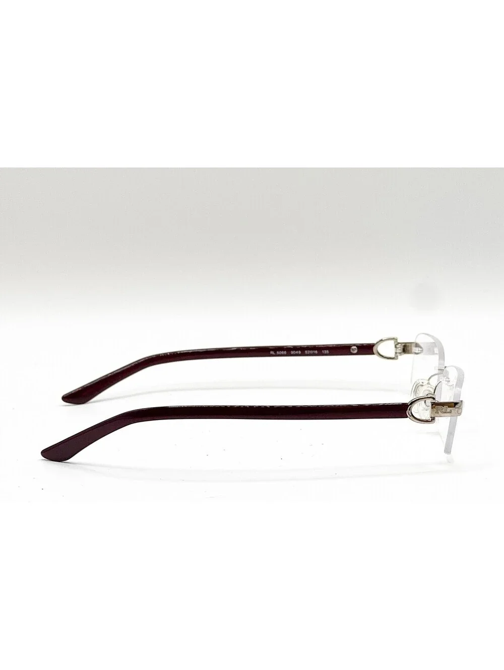Ralph Lauren RL 5066 9049 Silver Full Rim Authentic Eyeglass Frames 52-16